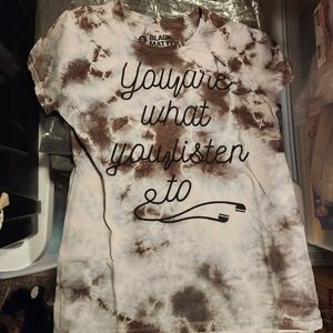 "You are what you listen to" Women's Size Small Graphic Tee